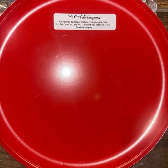 Coca-Cola 12” Round Metal Tacker Type Sign - Picture 5 of 5